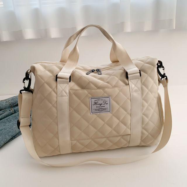 Carryall Quilted Applique Bag