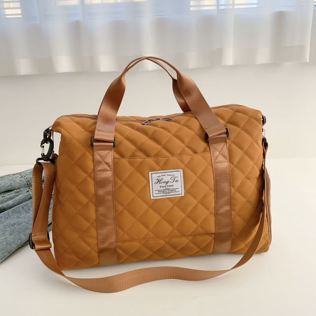 Carryall Quilted Applique Bag