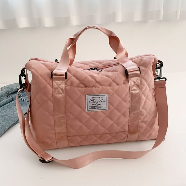 Carryall Quilted Applique Bag