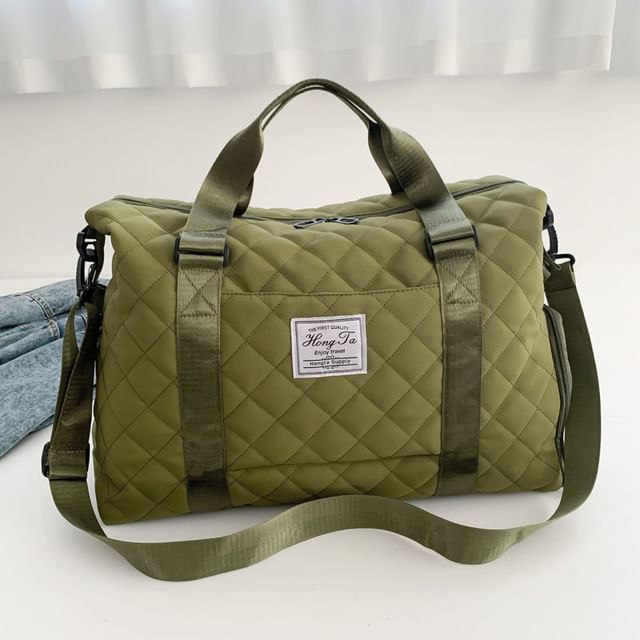 Carryall Quilted Applique Bag