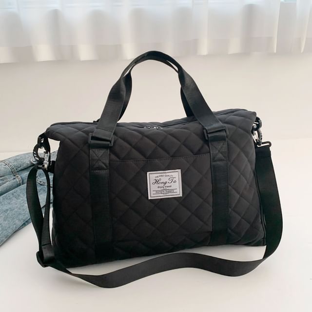 Carryall Quilted Applique Bag