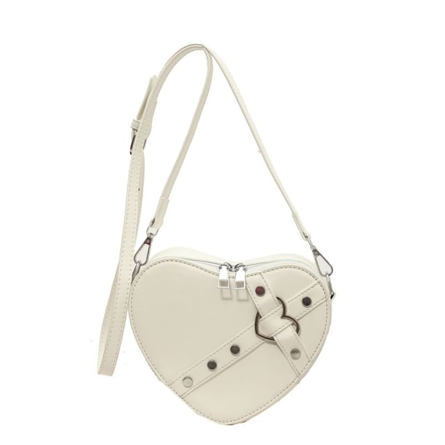 Heart Leather Bag Crossbody Faux
