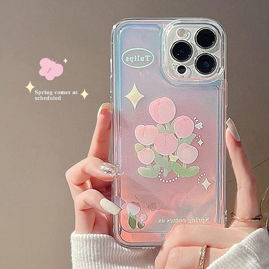 Holographic Tulip Phone Case
