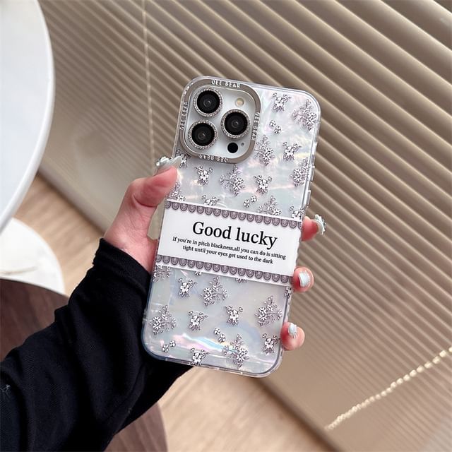 Case Phone Lettering Floral