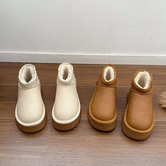 Boots Snow Platform Ankle