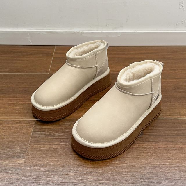 Boots Snow Platform Ankle