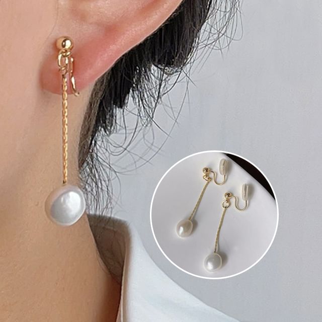 Alloy Applique Ear Dangle Cuff