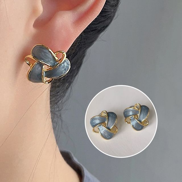 Glaze Ear Alloy Cuff Floral