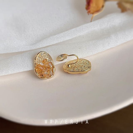 Alloy Crystal Irregular Cuff Ear Faux