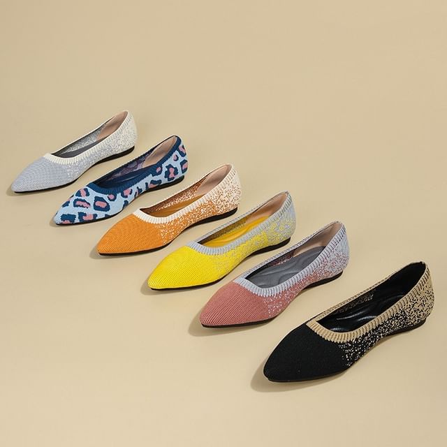 Flats Pointed Woven