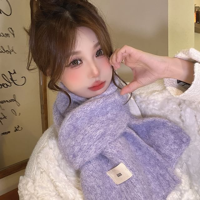 Label Applique Scarf