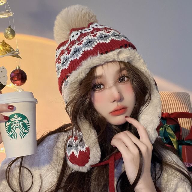 Hat Trapper Patterned