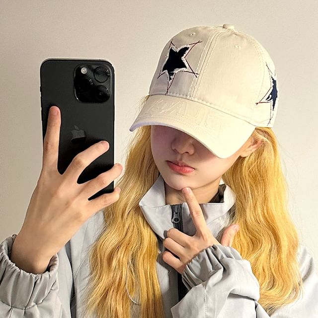Cap Star Embroidered