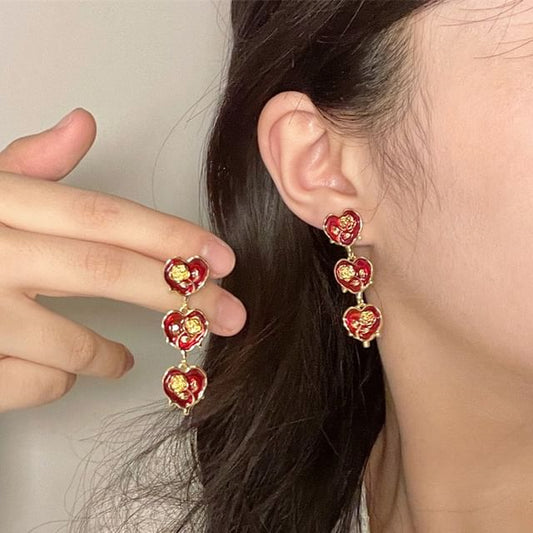 Earring Drop Heart