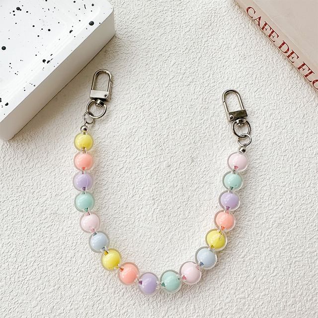 Strap / Bead Phone Heart Pearl Faux