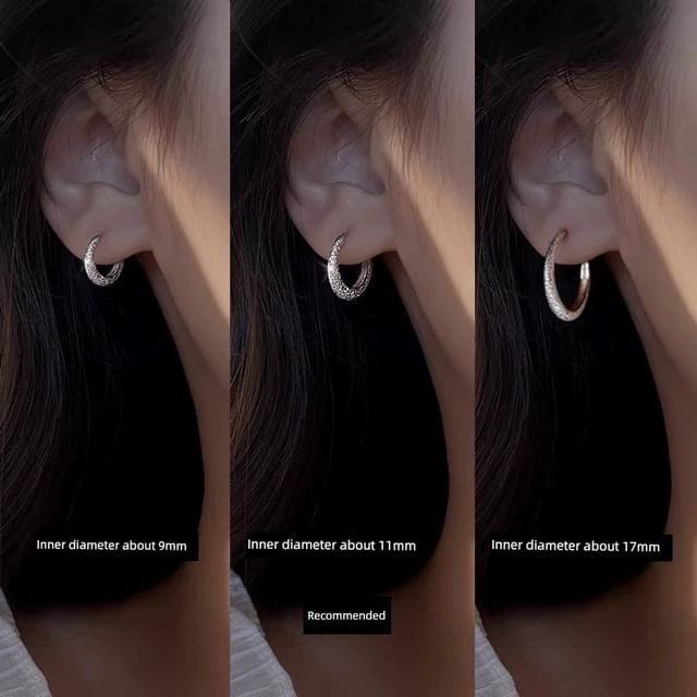 Sterling Silver Huggie Earring (Various Designs)