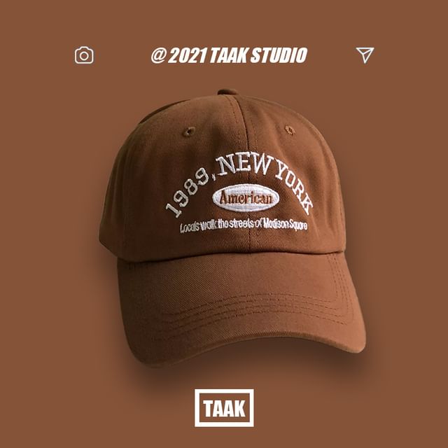 Lettering Baseball Cap