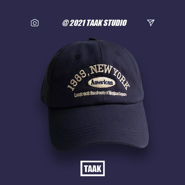 Lettering Baseball Cap