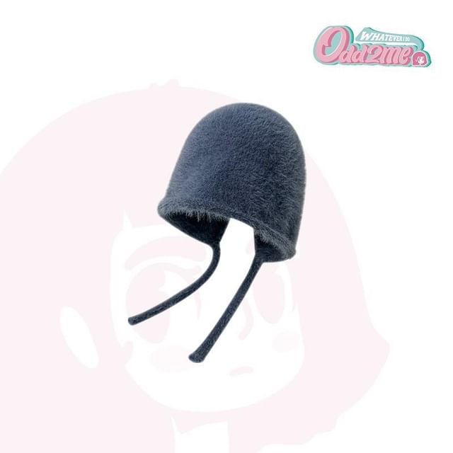Cloche Knit Plain Hat