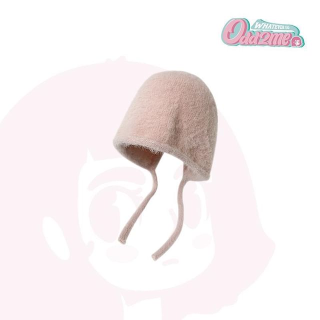 Cloche Knit Plain Hat