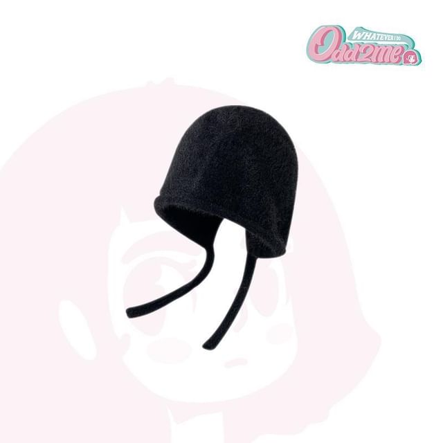 Cloche Knit Plain Hat