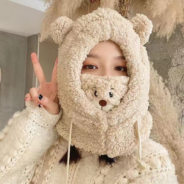 Bear Hat Trapper Fleece