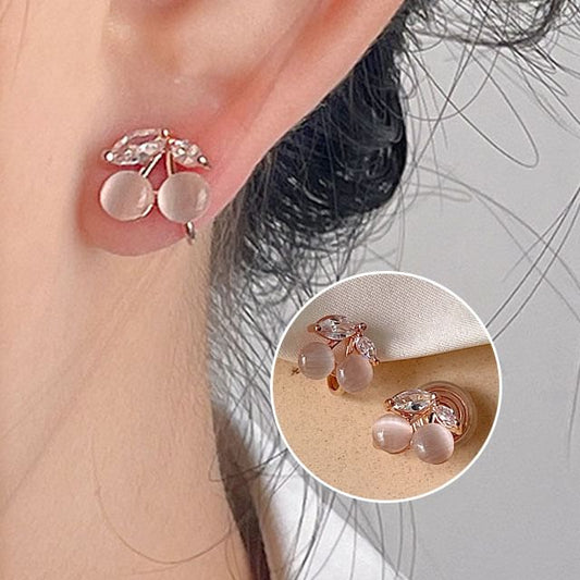 Rhinestone Ear Eye Alloy Stone Cuff Cat Cherry Faux