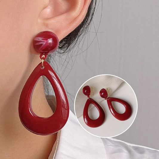 Acrylic Droplet Drop Earring