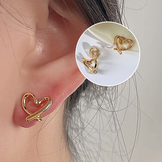 Alloy Cuff Ear Heart