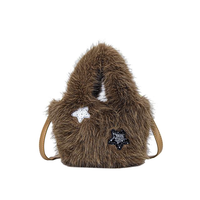 Crossbody Bag Plain Fluffy