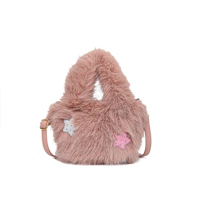 Crossbody Bag Plain Fluffy