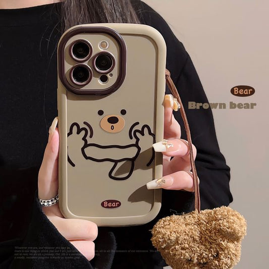 Phone Bear Print Case