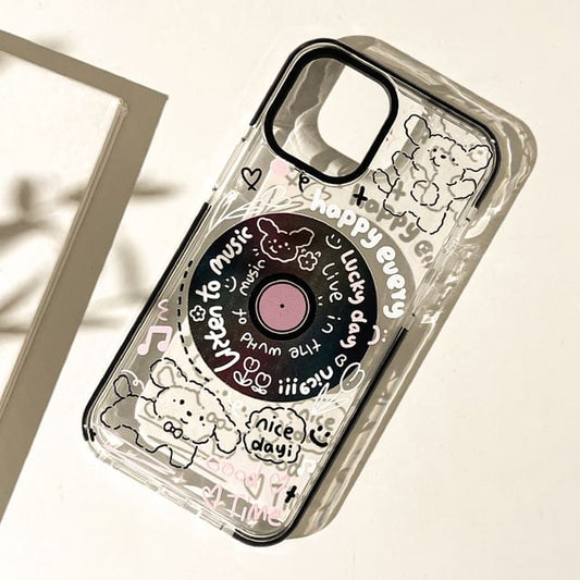 Vinyl Animal Record Case Phone