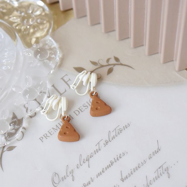 Drop Cheese Alloy / Earring Donut