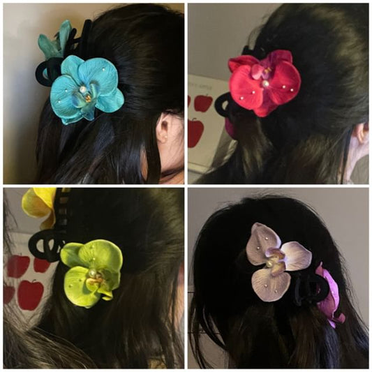 Clamp Fabric Floral Hair