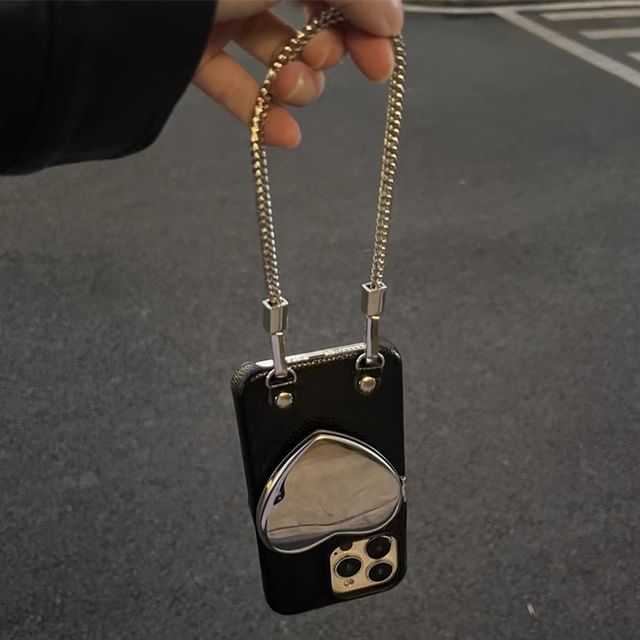 Heart Case Phone Mirrored