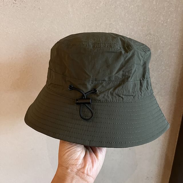 Bucket Drawstring Hat Plain