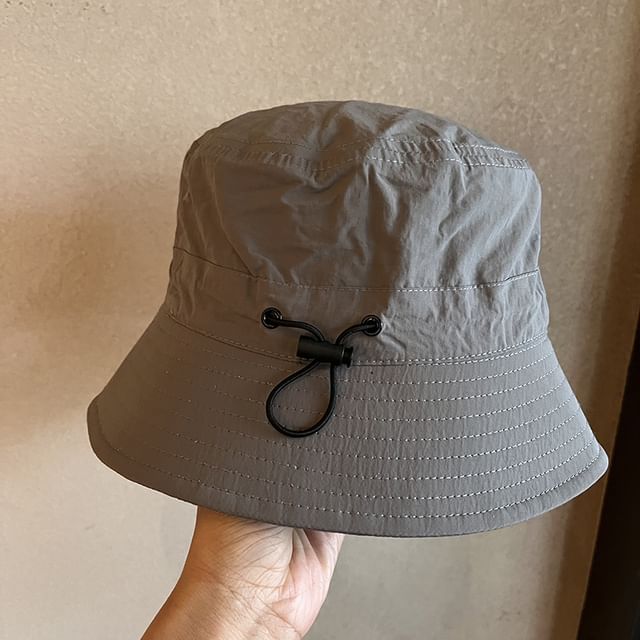 Bucket Drawstring Hat Plain