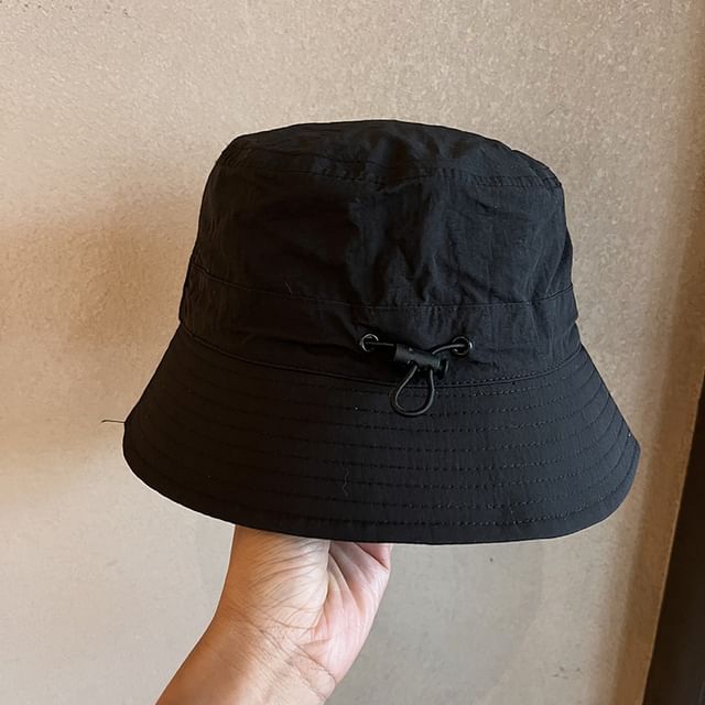 Bucket Drawstring Hat Plain