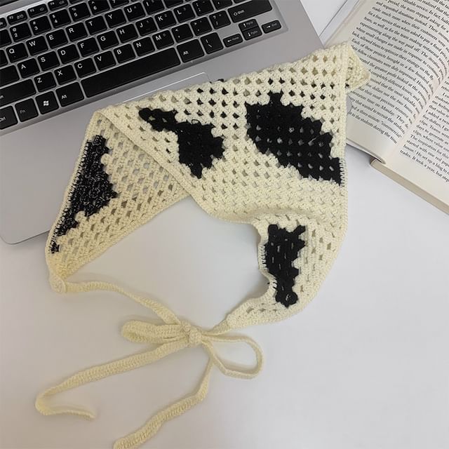 Knit Crochet Headkerchief