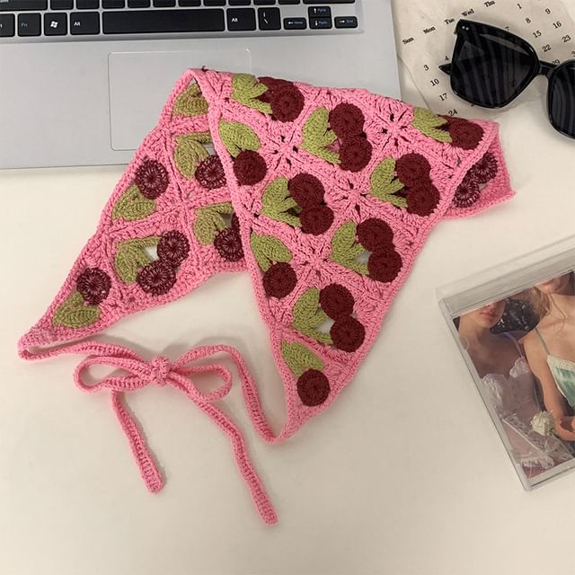 Knit Crochet Headkerchief