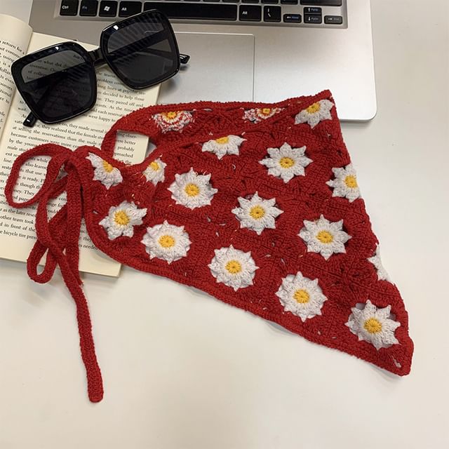 Knit Crochet Headkerchief
