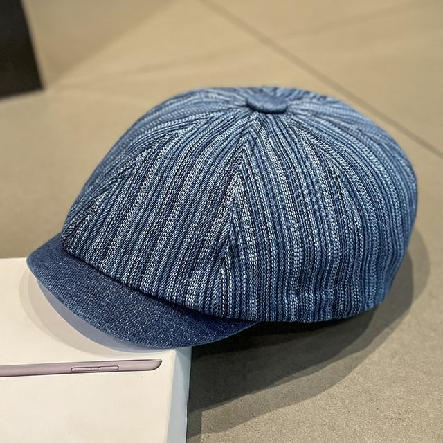 Newsboy Cap Denim
