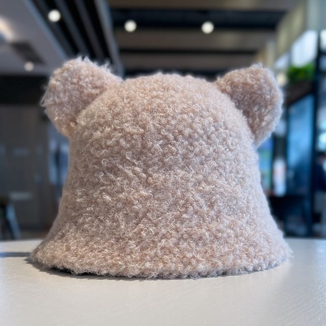 Cloche Bear Fleece Hat Ear