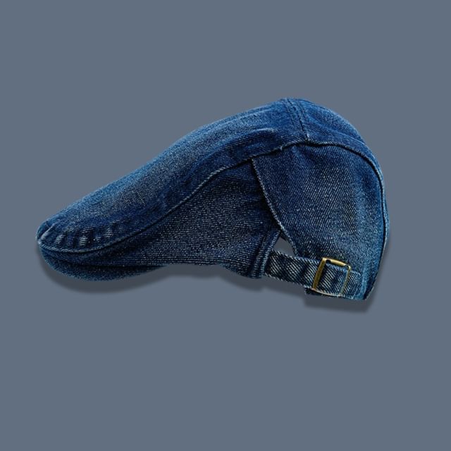 Flat Denim Cap Washed