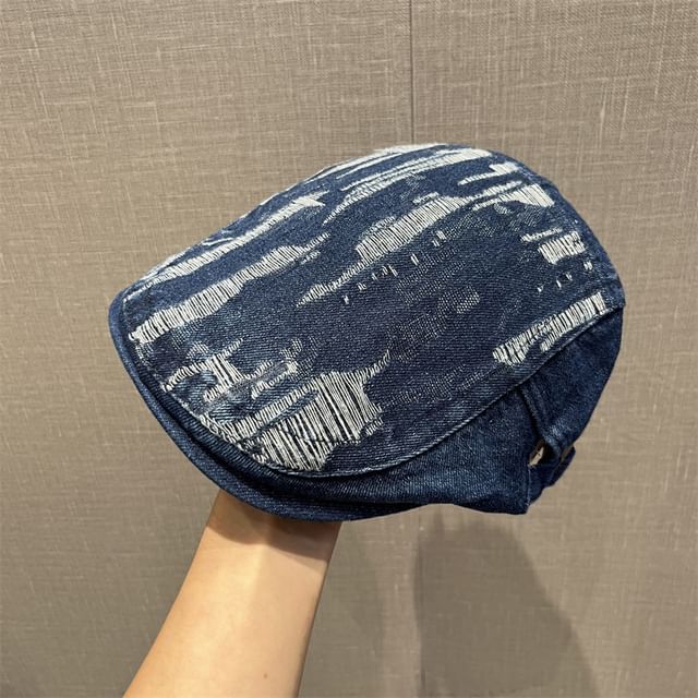 Cap Flat Distressed Washed