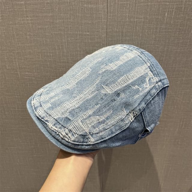 Cap Flat Distressed Washed