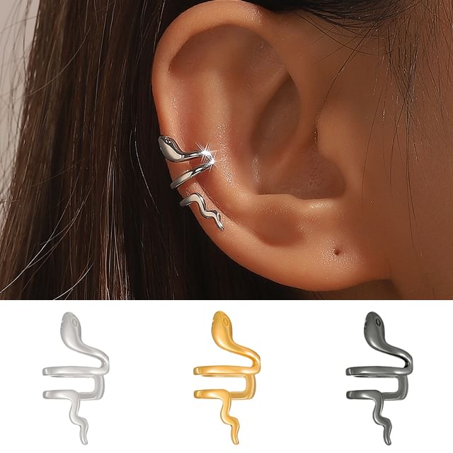 Alloy Snake Ear Cuff