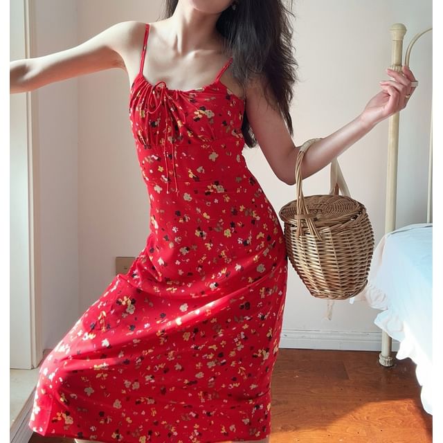 (Various Strap Floral Spaghetti Sundress Designs)