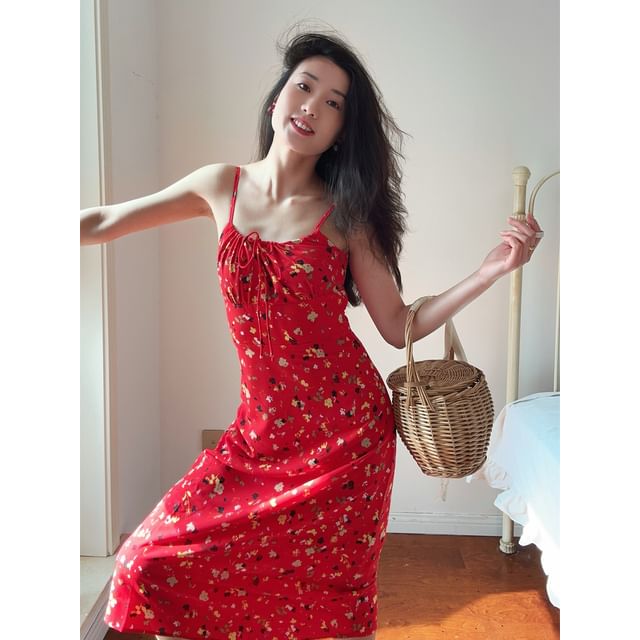 (Various Strap Floral Spaghetti Sundress Designs)